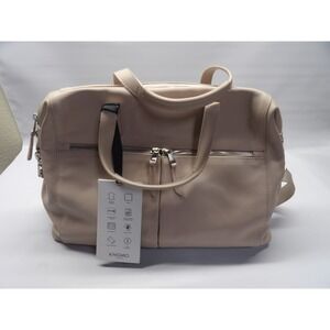 Knomo London NWOT Audley Blush/Nude Leather Laptop Bag